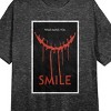 Smile Movie Poster Art Women's Black Heather Sleep Shirt - 2 of 2