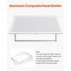 VEVOR Concession Window 60x36 in, Aluminum Alloy Frame Service Window for Food Truck, Up to 85 Degrees Stand Serving Window, White - 4 of 4