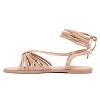 Fashion To Figure Women's Daria Strappy Flat Sandal - Wide Width - 3 of 4
