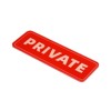 Unique Bargains Acrylic Self-Adhesive Decor Home Business Private Sign - 3 of 4
