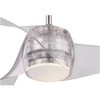 58" Minka Aire Artemis Translucent Modern LED Smart Ceiling Fan - 3 of 4