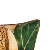 20"x20" Oversize NYBG Eaud Magnolia Square Throw Pillow Cover Teal Green - New York Botanical Garden - 3 of 4