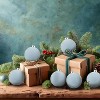 Every Day is Christmas Velvet 50ct 57cm/2.24" Christmas Ornaments, Shatterproof Christmas Tree Ornament Set, Flocking Ball Decorations - 4 of 4