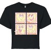 Women's - Spongebob Squarepants - Cute Face Grid Cropped Graphic T-Shirt - 2 of 4