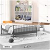 Acekool Kids Bookshelf and Toy Organizer, Floor Storage Cabinet with 3 Drawers and 4 Cubbies, White Bookcase for Nursery or Playroom - 3 of 4