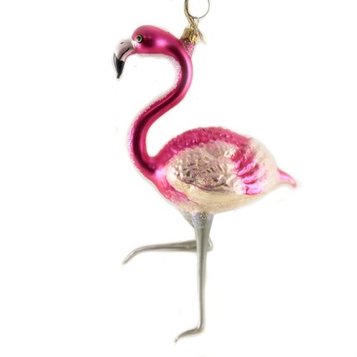 Morawski 7.25" Fuchsia Flamingo Ornament Florida Bird  -  Tree Ornaments