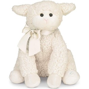 Bearington Baby Blessings Lullaby Musical Lamb White Plush Stuffed Animal, Adorable, Soft and Cuddly, 12 inches - 1 of 4