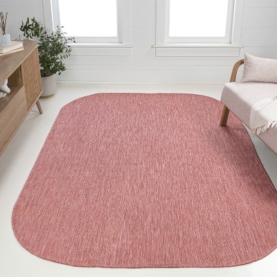 JONATHAN Y Miles Modern Minimalist Radius Corner Solid Indoor/Outdoor Area Rug