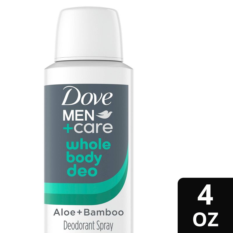 Dove Men+Care Aloe &#38; Bamboo Whole Body Deodorant Spray - 4oz, 1 of 9