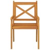vidaXL Patio Dining Chairs 2 pcs Solid Wood Acacia - 4 of 4