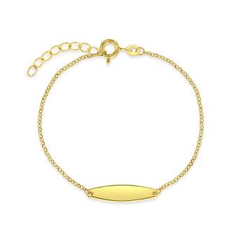 Girls' Classic Tag ID Bracelet 14k Gold - In Season Jewelry