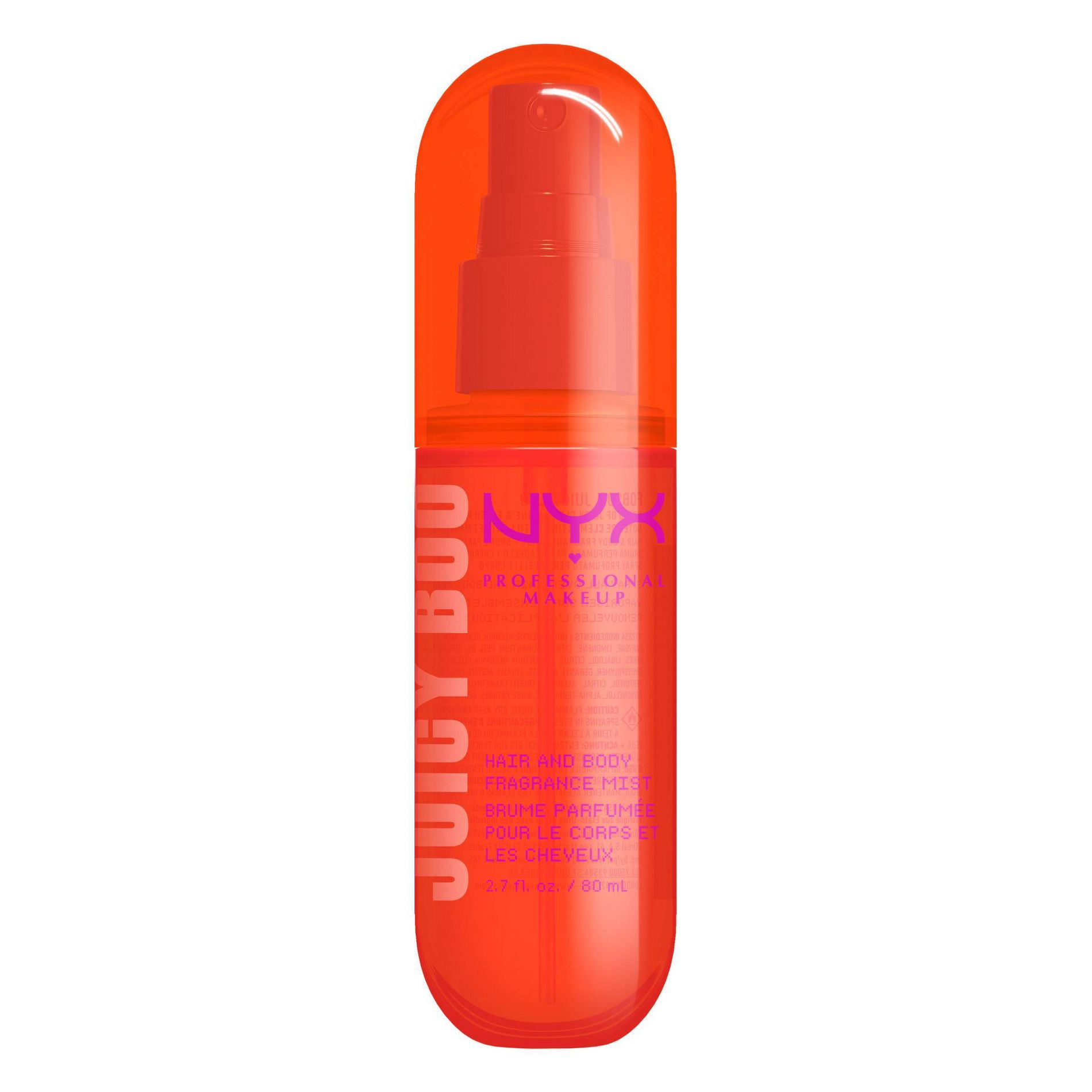 NYX Professional Makeup Hair & Body Fragrance Mist Spray - Juicy Boo - 2.7 fl oz