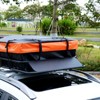 VEVOR Roof Rack Cargo Basket, 51" x 36" x 5" Rooftop Cargo Carrier w/ 15 Cu Ft Waterproof Cargo Bag, 200 LBS Capacity Universal Rack Carrier, Black - 2 of 4