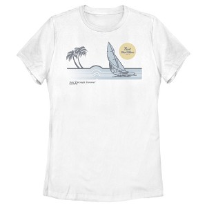 Women's Pabst Summer Blue Ribbon T-Shirt - 1 of 4