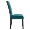 Modway Parcel Performance Velvet Dining Side Chairs - Set of 2 - 3 of 4