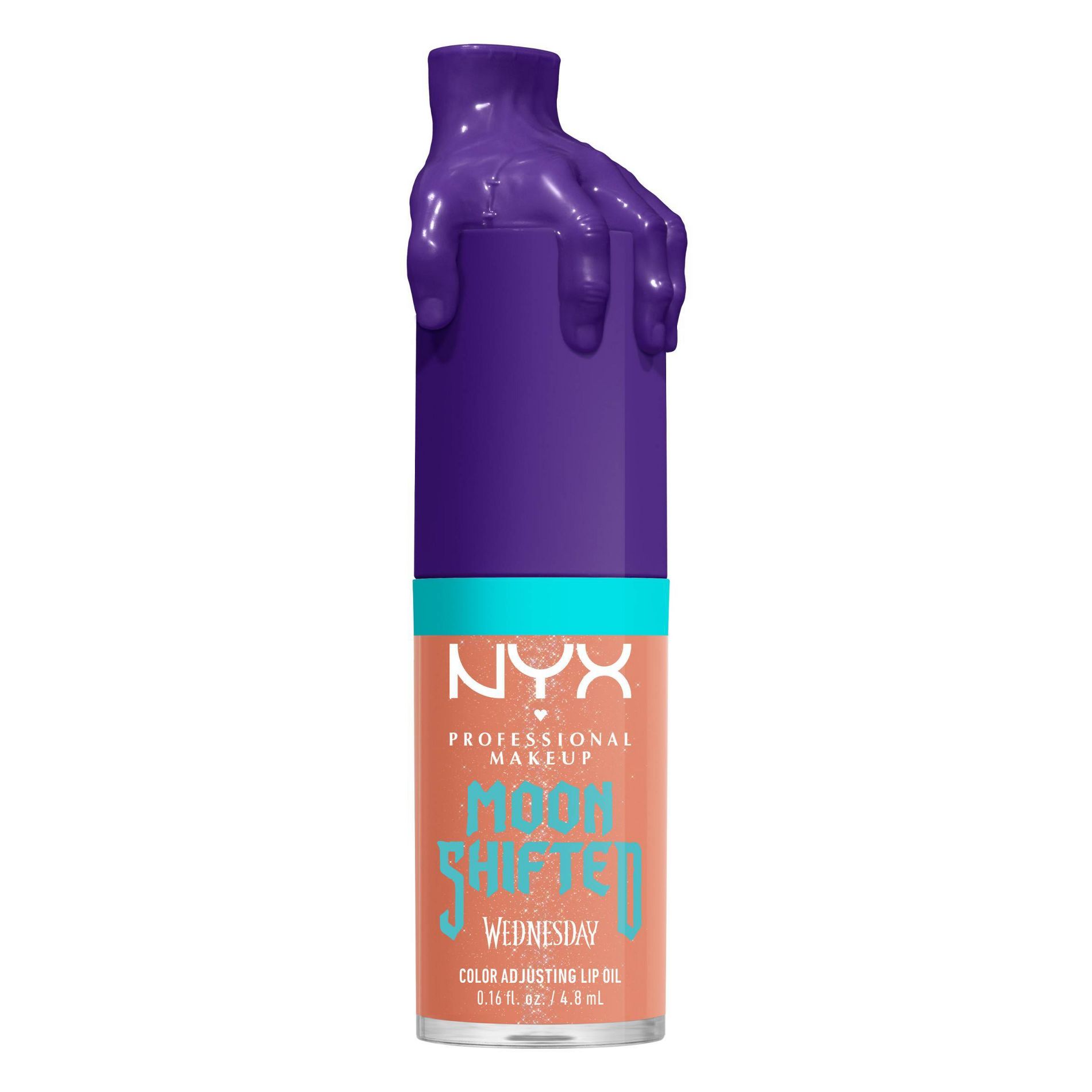 NYX Professional Makeup Wednesday Color-Shifting Lip Oil - Moon Shifted - 0.16 fl oz