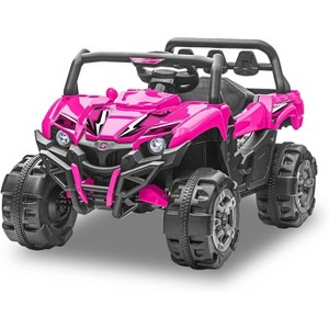 Kid Motorz 12V Speed Adventurer Ride-On UTV - Pink - 1 of 4