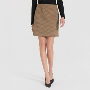 Women's Quilted Mini A-Line Skirt - A New Day™ - 1 of 4
