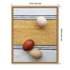 Amanti Art Eggs on Ochre Napkin by Tania Soderman Framed Canvas Wall Art - 4 of 4