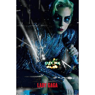 Trends International Lady Gaga - Live Framed Wall Poster Prints
