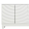 NicBex 4-Door Elegant Decorative Storage Cabinet, Sideboard Buffet Cabinet with Storage Pantry Cabinet with Wavy Pattern Doors for Living Room - 2 of 4