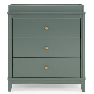 Delta Children Eloise 3 Drawer Dresser with Changing Top - Grassy Glen