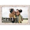 PosterPalooza | Shabby Chic White Picture Frame - UV Acrylic, Backing Board, Hanging Hardware Included - 2 of 4