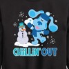 Boys' - Blue's Clues & You! - Chillin With My Snowmies Graphic Long Sleeve Fleece Sweatshirt - 2 of 4
