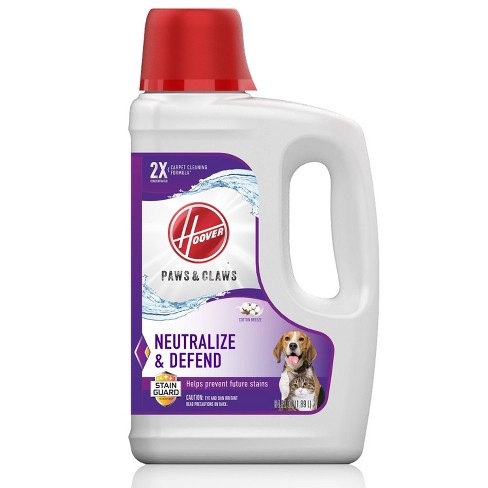 Hoover Paws & Claws 64oz Deep Cleaning Carpet Cleaner Shampoo With  Stainguard Solution For Pets - Ah30925 : Target