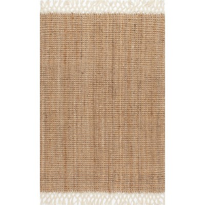 Nuloom Raleigh Farmhouse Jute Tasseled Indoor Area Rug