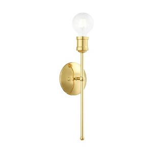 Livex Lighting Lansdale 1 - Light Sconce in  Polished Brass - 1 of 1