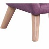 LOVMOR Kids Recliner Chair, Kid Upholstered Couch with Cup Holder, Footrest&Backrest, Toddlers Velvet Recliner w/ Headrest&Footrest - 3 of 4