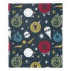 Warner Bros. Harry Potter House Ornaments Silk Touch Throw Blanket 50x60 Inches - 3 of 4