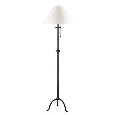 Cal Lighting 100W Iron Floor Lamp W/Pull Chain