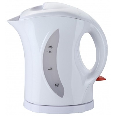 Brentwood 1.7 Liter Cordless Plastic Tea Kettle White