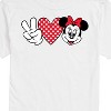 Men's - Disney - Peace Love Minnie Short Sleeve Graphic T-Shirt - 2 of 4