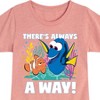 Girls' - Disney - There's Always A Way Fitted Short Sleeve Graphic T-Shirt - 2 of 4