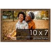 PosterPalooza | Photo Size Textured Gold Picture Frame - UV Acrylic, Foam Board Backing, Hanging Hardware - 2 of 4