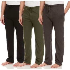 DARESAY Mens Lounge Pants with Pockets - Mens Pajama Pants - Lounge Pants Men, Up to 3XL Pack of 3 - 1 of 4