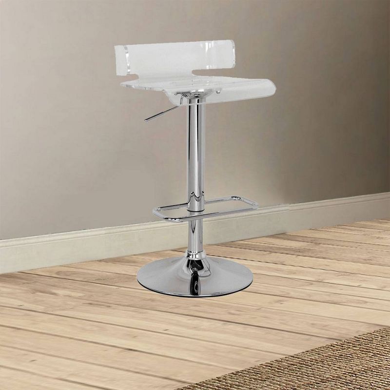 Counter and Barstools Chrome - Acme Furniture, 3 of 9