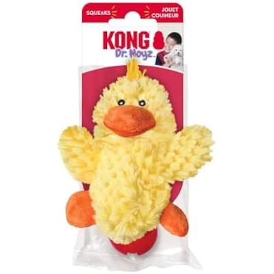 KONG Dr. Noy's Platy Duck Plush Dog Toy [Set of 3]