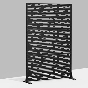 Dovelina Metal Outdoor Privacy Screen Freestanding Patio Decorative Screens - 1 of 4