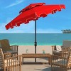 Zimmerman 9Ft Double Top Market Umbrella - PAT8200 - Safavieh - 2 of 3