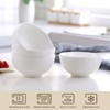 vancasso 4 Pieces Of Bowl,Porcelain Bowl,Plain White,Marble Grain,Round Bowl,Service For 4 People - 4 of 4