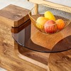 Okak Modern Design Detachable 2-Tier Coffee Table Set, Industrial End Table Side Tables for Living Room, Office, Balcony & Yard - 4 of 4