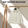 BP4U Premium Wooden Hangers with Non-Slip Pant Bar, Heavy Duty Coat Hangers with 360° Swivel Hook for Jackets, Shirts, Dresses - 3 of 4