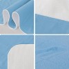 Biloban- SS Washable Reusable Bed Pad/ Mat Bed Pads Washable 100%Waterproof, Anti Slip Chuck PadsSheet Protector,Blue & White 2 Pack - 3 of 4