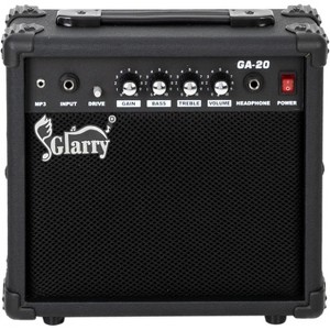 GLARRY Electric Guitar Amp, Portable Guitar Tube Amp with Headphone MP3 Input, 20W Practice Guitar Combo Amplifier Speaker Accessories - 1 of 3