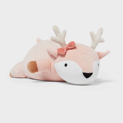 Pillowfort Brandclub Deer Weighted Plush Kids Throw Pillow Pink Pillowfort