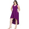 Plus Size High Low with Pockets Party Dress - 24seven Comfort Apparel™ - 2 of 4